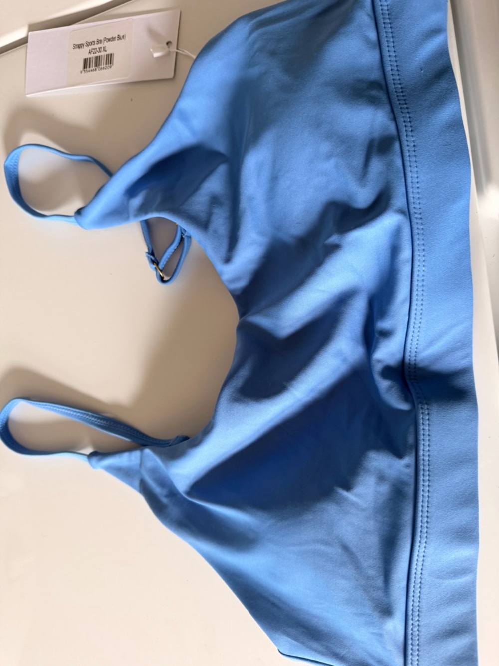 Light Blue Bralette Swim Top